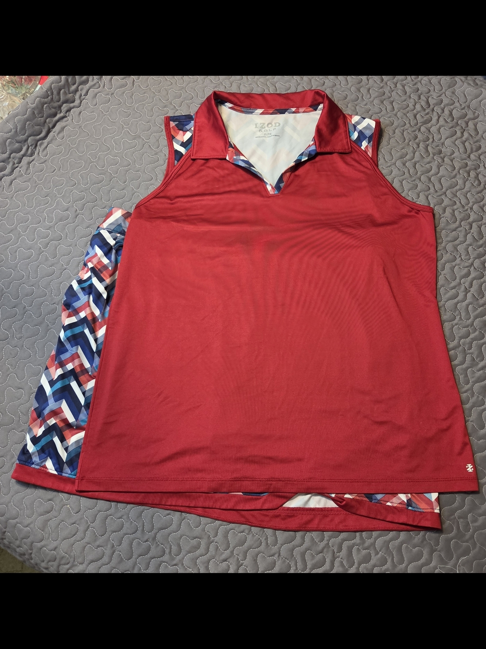 Izod Women's Sleeveless Golf Shirt Size XL